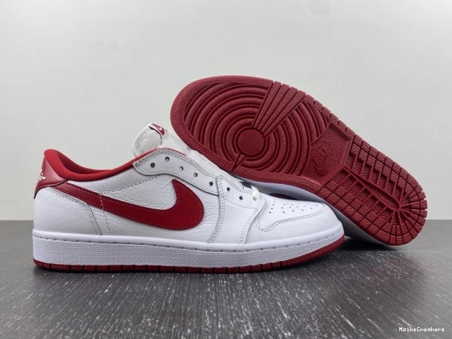 MaikeSneakers 1 Varsity White 705329-101 Jordan Low Red Retro 0711